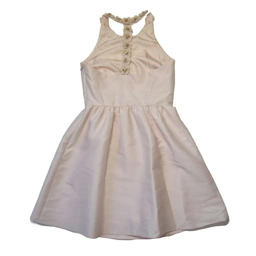 NWT kate spade Poppy Embellished Mini in Rose Dew Pink Dress 4 $448